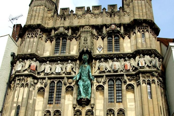 Canterbury Cathedral entrance gate.